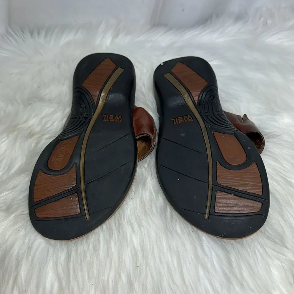 Dr. Andrew Weil‎ Orthotic Hope Brown Leather Sandals Sz 7